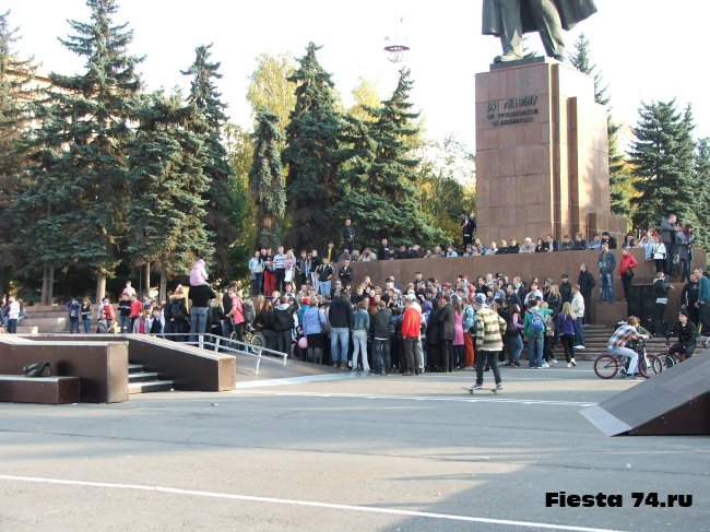 Открытие скейт-парка в Челябинске 09.10.2011 - Фото